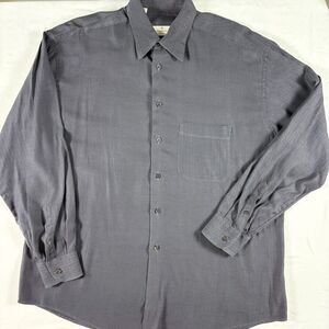 Ermenegildo Zegna Soft Dress‎ Shirt IV L Herringbone Business Office Going Out